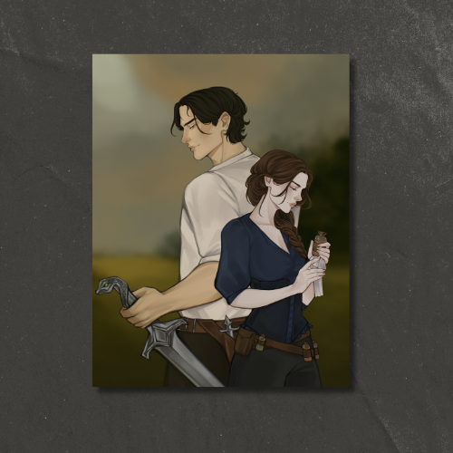 The Healer and The Soldier Art Print | Vaie