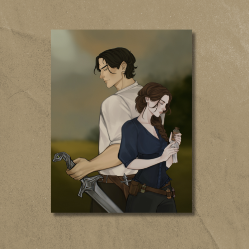 The Healer and The Soldier Art Print | Vaie